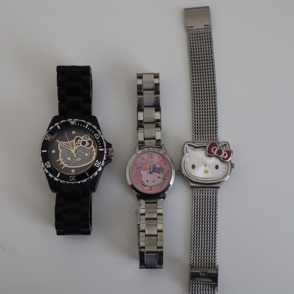 3 Hello Kitty Watches